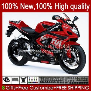 Verkleiningen voor Suzuki Red Black GSXR-1000 GSXR 1000 cc GSXR1000 2007 2008 Carrosserie 48NO.148 GSXR1000CC GSX R1000 2007-2008 K7 1000CC GSX-R1000 07 08 Motorfietslichaam