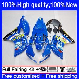 Carénages pour Suzuki SV-1000 SV-650 SV1000 SV650 SV 650 1000 S 33NO.5 SV1000S RIZLA Blue SV650S 03 04 05 06 07 08 SV 650S 1000S 2003 2009 2009 2011 2011 2012 2013 Body