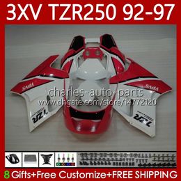 Verkleiningen voor Yamaha TZR 250 TZR250 R RR TZR-250 TZR250R 92 93 94 95 96 97 Body 117NO.68 YPVS 3XV Rood Wit TZR250-R 1992 1993 1994 1995 1996 1997 TZR250RR 92-97 Carrosserie