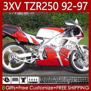 Verkleiningen voor Yamaha TZR 250 TZR250 R RR TZR-250 TZR250R Rood Wit 92 93 94 95 96 97 Body 117NO.49 YPVS 3XV TZR250-R 1992 1993 1994 1995 1996 1997 TZR250RR 92-97 Carrosserie