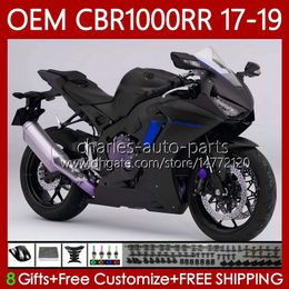 Verkortingsset voor HONDA CBR1000 CBR 1000 RR CC 2017-2019 Carrosserie 75NO.145 CBR 1000RR 1000CC 2017 2018 2019 All Matte CBR1000CC CBR1000RR 17 18 19 Injectie OEM-lichaam