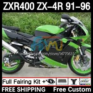 Kairingskit voor Kawasaki Ninja ZX4R 400cc ZXR-400 1991 1992 1992 94 95 96 Body 12DH.72 ZXR 400 CC ZX-4R ZX 4R COWLING ZXR400 91 92 93 1994 1994 1995 1996 BODYWORK GLOSS GREEN