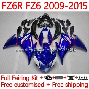 Fairings Kit For YAMAHA FZ6N FZ6 FZ 6R 6N 6 R N 600 09-15 Bodywork 31No.2 FZ-6R FZ600 FZ6R 09 10 11 12 13 14 15 FZ-6N 2009 2010 2011 2012 2013 2014 2015 OEM Body factory blue