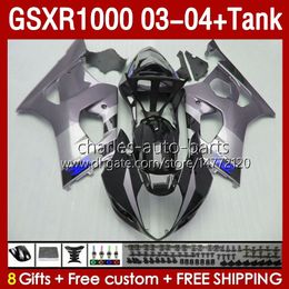 Koningskittank voor Suzuki GSXR-1000 K 3 GSXR 1000 CC K3 03-04 Spuitvorm Body 147no.113 GSX-R1000 1000cc GSXR1000 2003 2004 GSX R1000 03 04 OEM BAAK SILLY