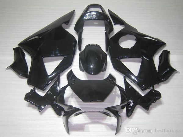 Juego de carenados para Honda CBR900RR 2002 2003 CBR954 kit de carenado negro brillante 02 03 CBR954RR CBR 954RR QQ26