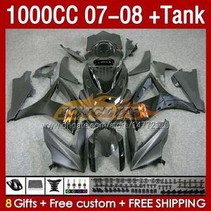 Tank Fairings For Suzuki GSXR 1000 CC K7 GSXR-1000 GSXR1000 07 08 Bodys 158No.49 1000cc GSX R1000 2007 2008 Bodywork GSX-R1000 2007-2008 Kit de carénage complet noir brillant noir brillant noir brillant noir brillant noir brillant noir brillant noir brillant noir brillant noir brillant noir brillant noir brillant noir Black Black brillant noir brillant noir