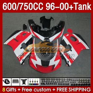 Fairings  Tank For SUZUKI SRAD GSXR 600 750 CC GSXR600 96 97 98 99 00 Body 156No.28 GSXR750 600CC GSXR-600 1996 1997 1998 1999 2000 GSX-R750 750CC 96-00 Fairing factory red