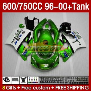 Koningentank voor Suzuki Srad GSXR600 GSXR 600 750 cc 1996 1997 1998 1999 2000 Body 156No.83 GSXR750 600cc GSX-R750 750cc 96-00 GSXR-600 96 97 98 99 00 Fairing Green Stock Stock Green Stock Stock