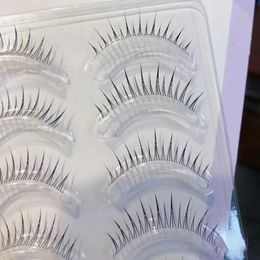 Fée 5 paires Air Lash AType queue de poisson faux cils tige transparente Manga cils Nature maquillage nu petit diable 240305