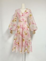 Fairy Dress, high-end Franse thee-pauze, middelste lengte rok, slanke pasvorm, elegante en grote vakantiejurk