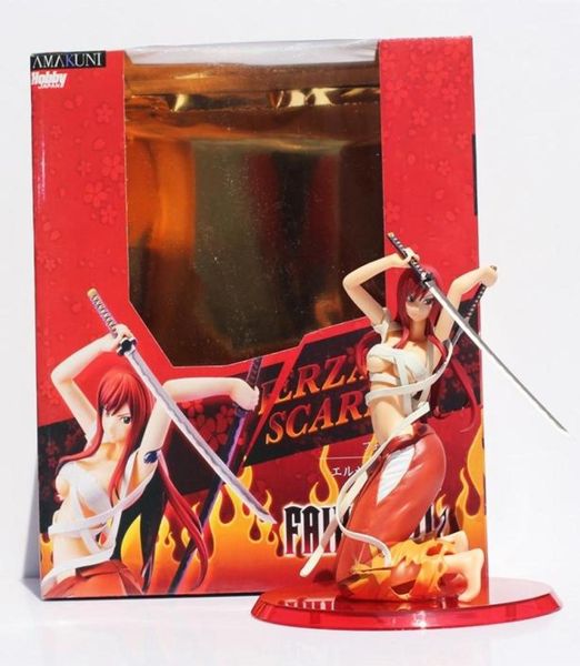 Fairy Tail Erza Toy Figure PVC Figures Scarlet Cast Off Version figure T2006037946972