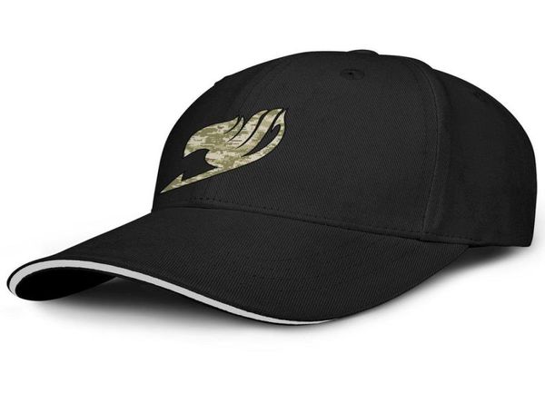 Logotipo de Fairy Tail Camuflaje negro para hombre y mujer gorra de béisbol ajustable diseña tu propio logotipo barato hat1117403