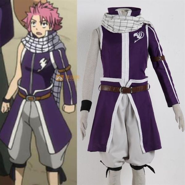 Costume de Cosplay Natsu Dragneel, queue de fée, 2ème version, 290y