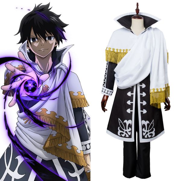 Fairy Tail Temporada 5 Cosplay Zeref Dragneel Emperador Cosplay Traje Halloween Sastre