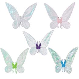 Fairy Wings Wand Butterfly Angel Wing Magic Stick Party Decoratie Meisjes Vrouwen Prinses Halloween Kostuum Sparkle Dress Up Props