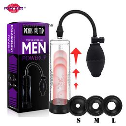 Fairykiss penispomp vergroting hoge vacuüm lul extender seks speelgoed voor mannen vergroter mannelijke trein grotere penis volwassen sexy product