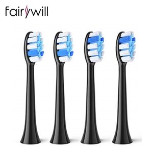 Fairywill P11 têtes de brosse à dents électriques têtes de rechange pour P11 T9 P80 4 pièces 220712