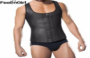 FAJA HOMBRE SLIMMING Body Girdlestummy Belly Belt Steel Latex Taille Support Taille Cincher voor minder bierbuikheren Corset B7408190