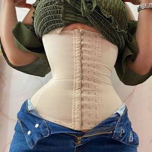 Fajas ceintures colombiennes taille formateur Double Compression BBL Shorts gaine de contrôle du ventre minceur ceinture de modélisation du ventre plat 231225