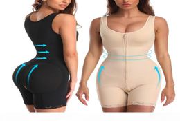 FAJAS COLOMBIANAS REDUCTORA VROUWEN OVERBUST HOGE Compressie Volledige bodyshapers Buikcontrole Postpartum Recovery Slanke lichaamsvorm 9397421