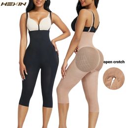 Fajas Colombianas sculptant Body Shapewear sans couture taille haute corps Shaper femmes ventre contrôle bout à bout Corset 231225