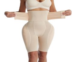 Faux cul bout à bout rehausseur cuisse tondeuse contrôle Pantie hanche coussinets taille haute formateur Shapewear avec crochet corps Shaper 2201151038747