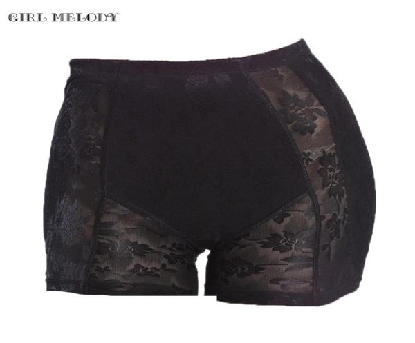 Faux pads à bout de ponts sexy sous-vêtements femmes culotte de lingerie hipster cul et amplice de hanche à bandoulière avec une forme de corps en dentelle 5682369