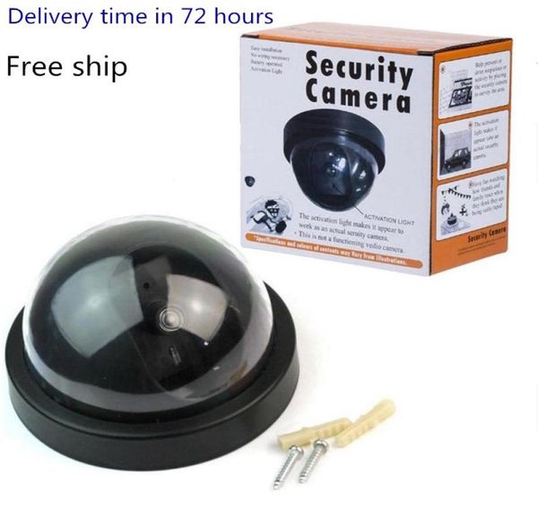 Fausse caméra simulée de sécurité vidéo de surveillance mannequin IR LED Dome Camera Signal Generator Santa Security Supplies WY7663103926
