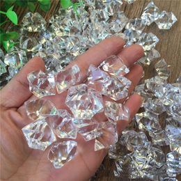 Fake Ice Rocks Acryl Edelstenen Kristallen Heldere Rotsen Plastic Diamant Vaas Middelpunt voor Vaasvullers Feesttafel Scatter Bruiloft Voedsel Display ups