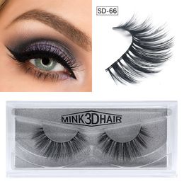 Fake Washes 1 Pair 3D Mink Eyelashes Luxe Handgemaakte Cilios Langdurige Volume Lash Extension Herbruikbare Valse Wimpers