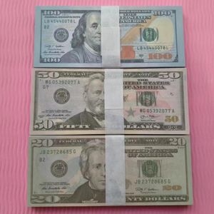 Fake Money Movie Prop Money Bar prop Party US uk euro aud Dollar Euro Pond Engels Realistisch Speelgoed Bar Kopie Valuta 100 stks/pak