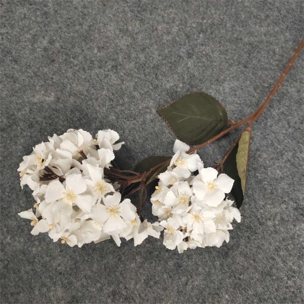 Fausse hortensia pagode (2 têtes/pièce), 29.17 pouces de longueur, Simulation d'hortensia d'automne pour mariage, fleurs artificielles décoratives pour la maison