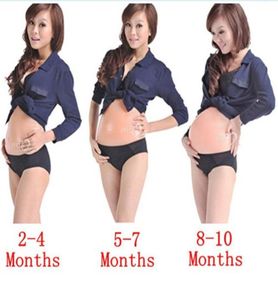 Fake grossesse adulte Belly Sober Falle Belly Baby Bump Silicone For Costumes Cosplay7508517