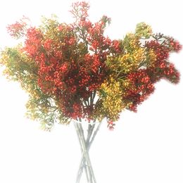 Valse kokosnootplant Simulatie Pistachenes Plastic Milaan Fruit Vijf kleuren voor trouwhuis Showcase Decoratieve kunstbloemen