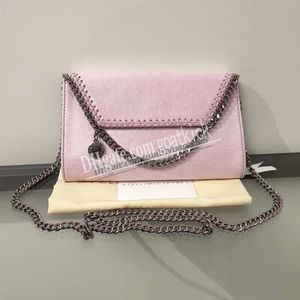 Falabella LargeStella Opvouwbare kettingtas emmer Dames Zwart Luxe Ontwerpers Winkelketen Tassen Portemonnee Messenger Lederen Schoudertas Kwaliteit Portemonnees Crossbody