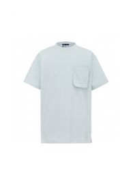 FALECTION MENS 23fw Camiseta de algodón con monograma de bolsillo 3D, Camiseta de algodón de manga corta, ropa de moda de París, camiseta a cuadros y a cuadros