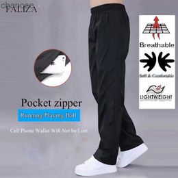 FALIZA printemps pantalons décontractés hommes surdimensionnés pantalons de survêtement gris ample résistant respirant pantalons de sport survêtement de course Plus 6XLLF20230824.