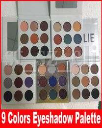 Herfstcollectie oogschaduw oogschaduw geperste poeder oogschaduw palet bronzen bordeaux vakantie paars paars blauw honing oog make -up 9 colo1029831