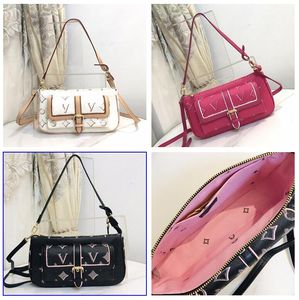 Caída para usted Maxi Multi Pochette Buci Debería Bolsas Diseñador Totes Bolsos Mujeres Lujos Crossbody Axila Bolsa Mano Mano Cuero genuino Bolsas Cartera M46161