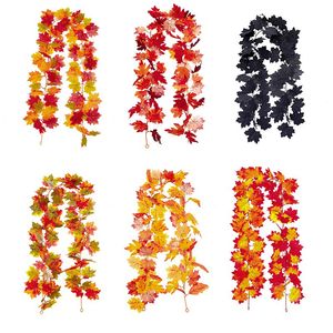 Guirlande d'automne feuille d'érable guirlande de vigne suspendue guirlande d'automne artificielle Thanksgiving décor pour la maison fête de mariage noël