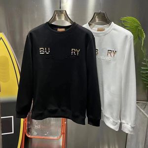 Herfst/winter BRR NIEUW Trend Fashion Heavy Industry Concave-Convex Steel Printing Technology Handsome Joker Leisure Sweater Man