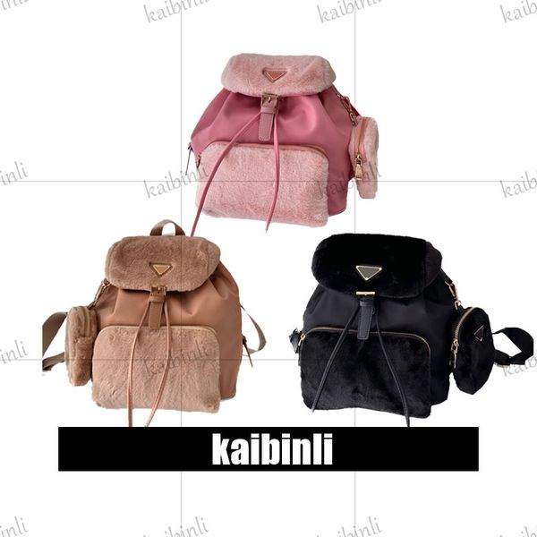 Mochila de diseñador de otoño e invierno Bolsas de honda de diseñador unisex Mujeres para hombre fieltro Mochila escolar de tela de nailon Bolsa de fin de semana informal 3 colores Bolsa de tela Navidad