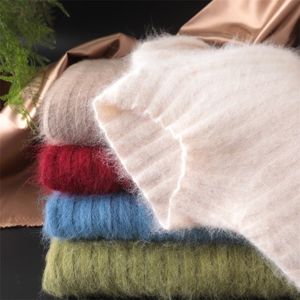 Suéter de Cachemira de visón 100% de cuello alto para otoño e invierno, suéter de Cachemira de corte ajustado para mujer, suéter de lana de punto ajustado de sección corta 210203