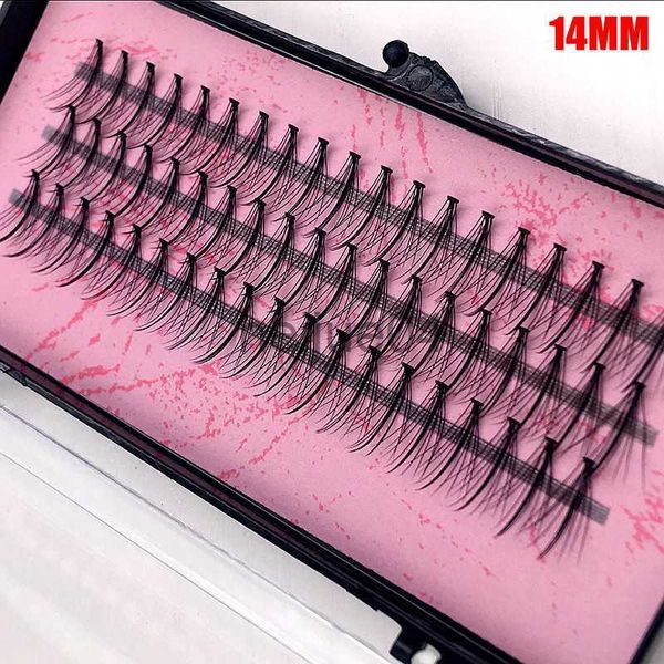 Faux Cils 1 packlot Pro 57 Noeuds Noir Conique Individuel Faux Cils Eye Lash Maquillage Extension 8mm 10mm 12mm 14mm L1604 Personnalisable x0802