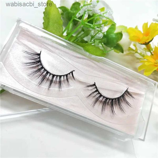 Faux-cils 10 paires de cils de vison artificiels étendus épais longs faux cils noirs avec faux cils faux cils 24327