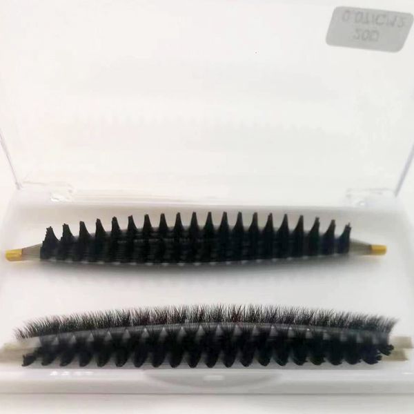 Faux Cils 1000Fans 3d Lashes Base pointue Ventilateurs préfabriqués Lâche Tige moyenne pointue mince Volume de base Extensions de cils 230617