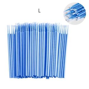 Valse wimpers 100 stcs/tas wegwerp microbrush extensie individuele lash verwijderde wattenstaafje micro borstel voor wimpergereedschappen drop levering dhfcl