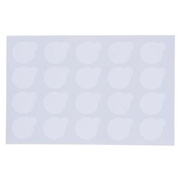False wimpers 100 stcs Wegwerp wimperlijmhouder Palletpapierverlengingsblokken Sticker 25 cm standaard op Jade Stone Makeup1557505