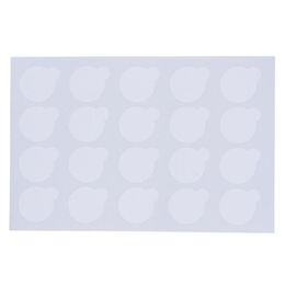 Valse Wimpers 100 Stuks Wegwerp Wimper Lijm Houder Pallet Papier Extension Pads Sticker 25 Cm Stand Op Jade Steen Makeup3425797