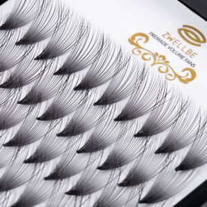 Valse Wimpers 12 lijnen Premade Volume Fans 3D4D5D6D7D8D9D10D20D Korte Steel Lash Pro made Mink Wimper Extensions Benodigdheden 230627